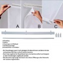 Schiebevorhänge nach Maß "Voile", hochqualitative Wertarbeit, Maßanfertigung, Schiebegardinen, Raumteiler, Flächenvorhang